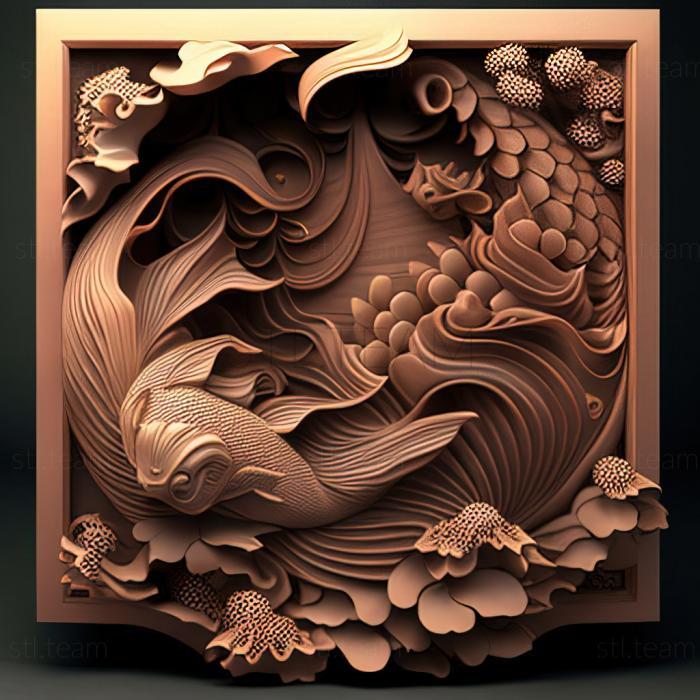 3D модель Японское искусство (STL)